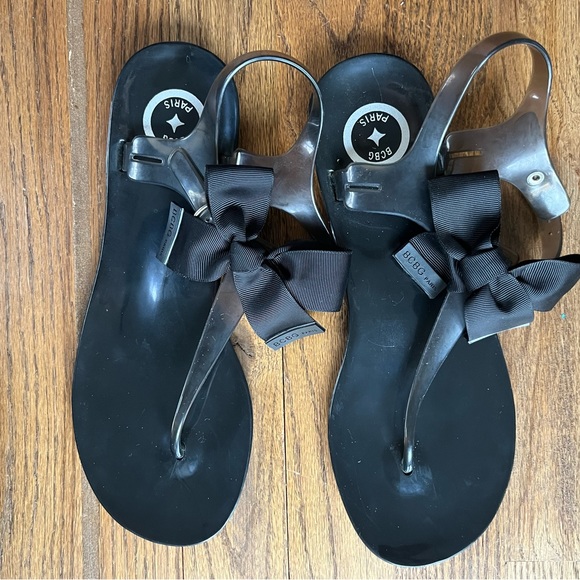 BCBG Paris | Shoes | Bcbg Bow Sandals | Poshmark